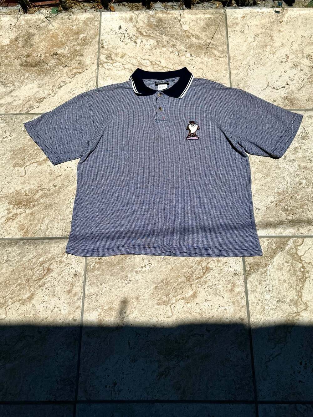 1998 Looney Tunes Collection Taz Tasmanian Devil Polo Shirt
